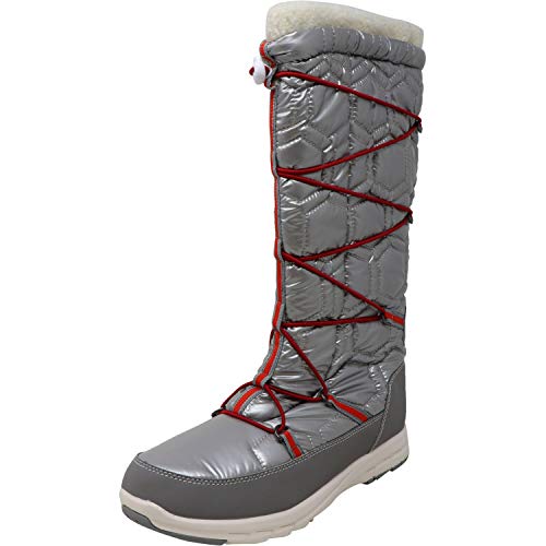 Khombu Men's Slalom V Silver Mid-Calf Snow Boot - 10M