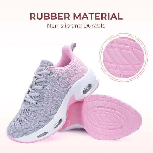 Image of Womens Slip On Tennis Sneakers Walking Running Shoes Easy to Wear