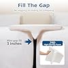 ENITYA 12" Wide Split King Gap Filler for Adjustable Bed, Fits 0–3″ Gap, Bed Bridge Twin XL to King Converter, Mattress Connector with Removable Cover, Suit for Guest/Hotel/Family Room, Easy Install