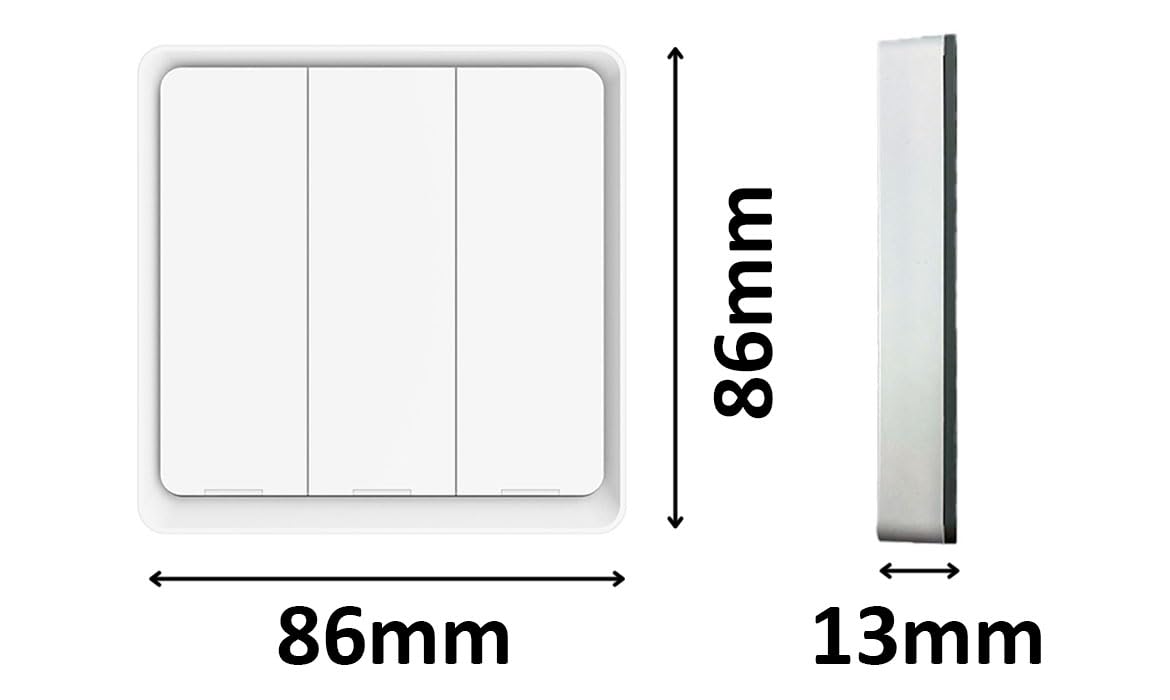 Sone Smart One Botón ZigBee 3.0 inalámbrico Tuya interruptor escena 3