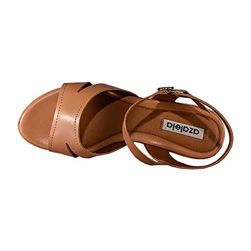 Sandalia Anabela Azaleia 404/508 Feminina - Nude - 36