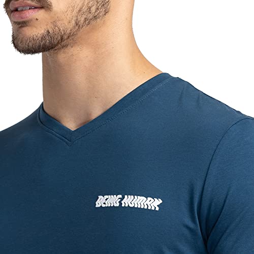 Image of Being Human Cactus Green Regular Fit Round Neck Men's T-Shirt Clothing