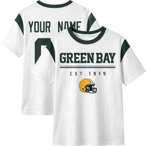 Image of T-Shirt Custom Crewneck Short Sleeve for Men Gifts | Custom T-Shirt Personalized Name and Number