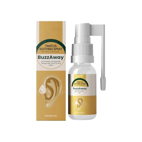 Tinnitus Relief Spray,Ohrentropfen für Effektive,Tinnitus Relief for Ringing Ears,Ohrenspray,Verbessert das Hören,30ml
