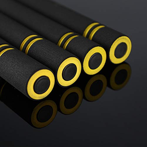 DAILYLIFE Foam Nunchakus, Foam Training Nunchucks for Beginner and Kids, Start Training Today to The Become Martial Artist You Always Want to Be, Classic Black and Yellow, 1 Pack