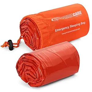 Primacare Emergency Sleeping Bag for Survival ? Extreme Mylar Blanket/Tent Used for Emergencies, Camping, Hiking, Hunting, Marathons, Outdoors, and Perfect for Medical First Aid Supply Kits, Adult