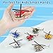 Tcvents Diecast Helicopters 6 Color, Military Model Plane Mini Helicopter Toys for Boys 3 4 5 6 7 Years Old, Airplane Vehicles Easter Gifts for Kids Toddlers Birthday Party Favors