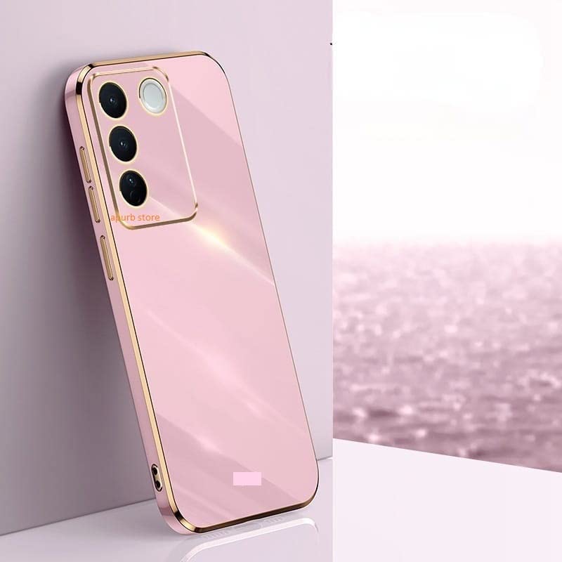 Apurb Store for Vivo V27 / V27 PRO 5G Luxury Square Plating Phone Case Solid Color Soft Silicone Back Cover for Vivo V27 / V27 PRO 5G (Purple) (B0C3ZNQYCQ) Amazon Price History, Amazon Price Tracker