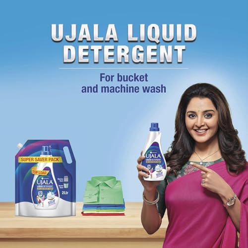 Image of Ujala Top Load Liquid Detergent 800ml With Power of Instant Dirt Dissolution | Laundry Liquid Detergent With Long-Lasting Refreshing Fragrance | Ideal for Top Load / Bucket Wash