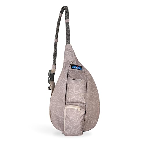 Image of KAVU Mini Rope Sling Pack with Adjustable Rope Shoulder Strap, Taupe Topo