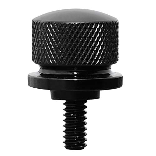 Guaimi Black Seat Bolt Screw 1/4"-20 Thread Compatible With Harley Sportster Touring Softail Dyna Cvo Electra Glide Street Glide 1996-2023 - Black #TOP3