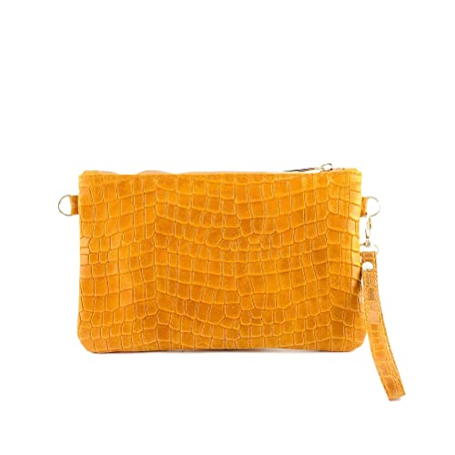 Sac à bandoulière cadeau idéal en cuir fabriqué en Italie avec motif tressé