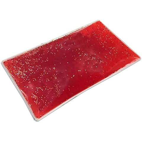 Skil-Care Weighted Rectangular Lap Pad, Red, 3 Lbs, 7" x 16"- Vinyl Covered, Heat Sealed, Calms and Stimulates, Easy to Clean, 914505 Cover