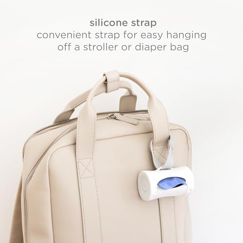 image for Ubbi Retractable On the Go Bag Dispenser for Baby Travel, Diaper Acces