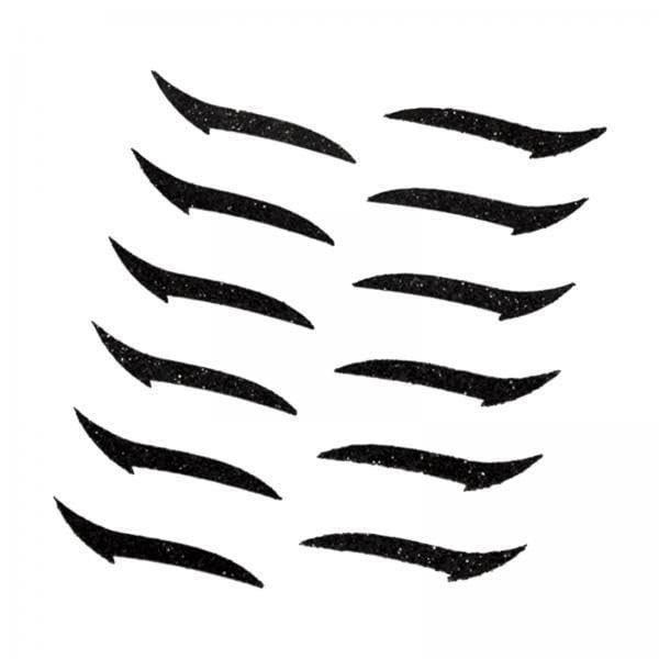 Bnf® 6xReusable Eyeliner Stickers Makeup Eyeshadow Cat Eye 6 Pair Black A Health & Beauty Makeup Eyes Eyeliner-image-14