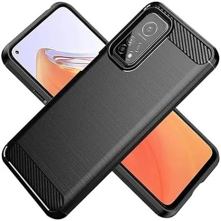 Image of Hybrid Carbon Fiber Back Case for Xiaomi Mi 10T 5G / Mi 10T Pro 5G (Black)