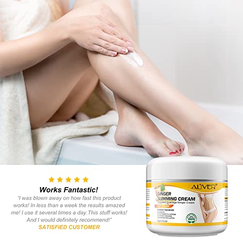 Vogsig Anti Cellulite Slimming Cream Gel, Hot Cream, Ginger Fat Burning Weight Loss Full Body Fat Burning Cream For Belly thumb #8