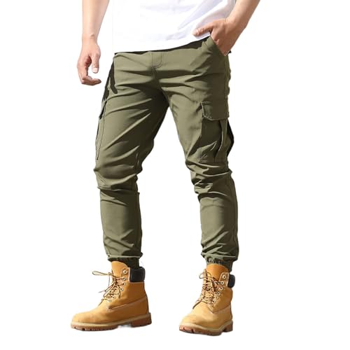 Pantalon décontracté homme ample et élastique pour le sport en plein air