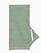 Serafina Home Sage Green Kitchen Dish Towels: 100% Cotton Cloth Soft Cleaning Drying Absorbent Textured Terry Loop, Set of 3 Multipurpose for Everyday Use