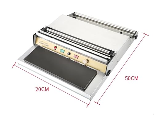 Máquina de sellado y corte de película, equipo de embalaje y conservación de plástico de temperatura ajustable, diseño integrado para embalaje de cadena de suministro de alimentos