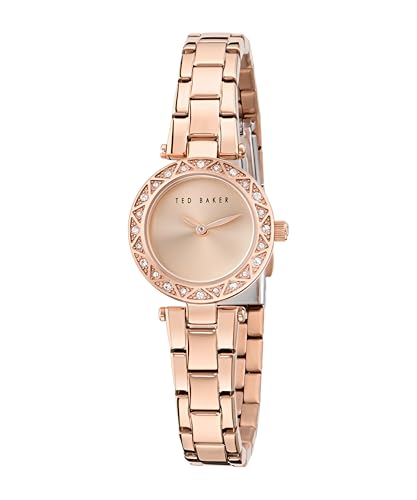 Ted Baker Jolyye Women's Rose Gold-Tone Stainless Steel Bracelet Watch (BKPJLS5049I)