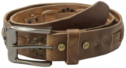 Will Leather Goods Men's Julian Belt, Tan, 38