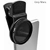 37mm CPL Phone Camera Lens, Universal Polarizer Clip-On Cellphone CPL Filter Compatible with iPhoneSamsung/Android Smartphones