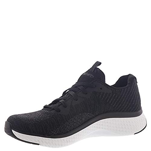 Skechers Skechers Solar Fuse-Brisk Escape, Women's Low-Top Trainers, Black (Black Knit Mesh/White Trim BKW), 5.5 UK (38.5 EU)