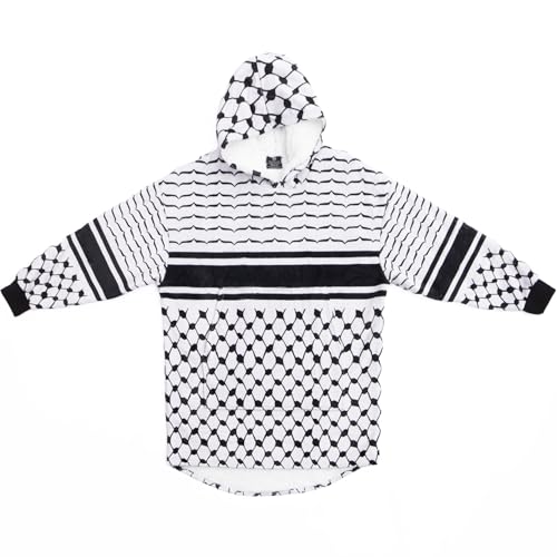 Wear The Peace Clothing Kufiya Blanket Hoodie One Size