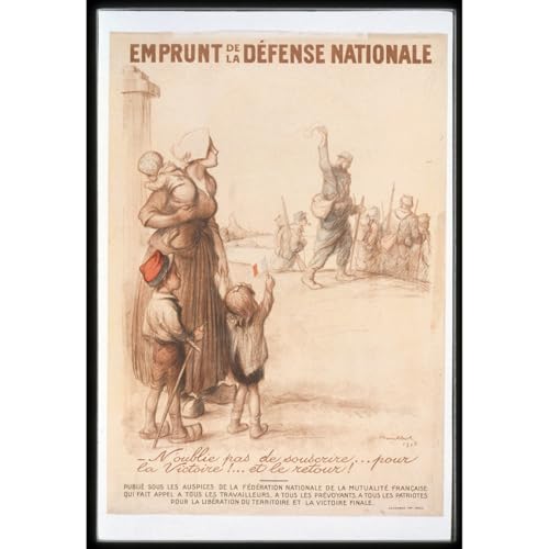 Impression giclée roulée vintage Quittant la famille grand format 76x101 cm