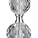 Relaxdays Lámpara de Mesa, Diseño Original con Bolas, Tulipa Redonda, Metal-Cristal, 53...