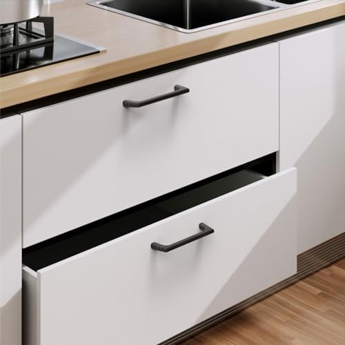 Image of 9BUILD 10 Pack Oil Rubbed Bronze Cabinet Pulls 3.75 Inch Kitchen Cabinet Handles Cabinet Hardware Kitchen Handles for Cabinets Cupboard Handles Bronze Kitchen Pulls Drawer Handle
