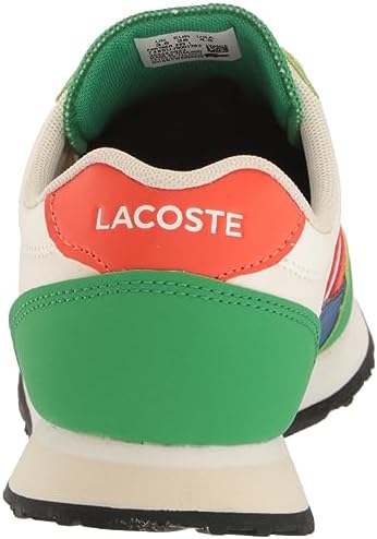 Lacoste Partner 223 1 SUJ Sneaker, GRN/DK BLU, 5 US Unisex Big Kid | Image 2