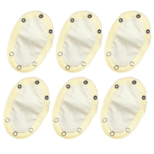 Extensión de mameluco para bebés que crecen rápido: pack de 6 paneles de algodón transpirable