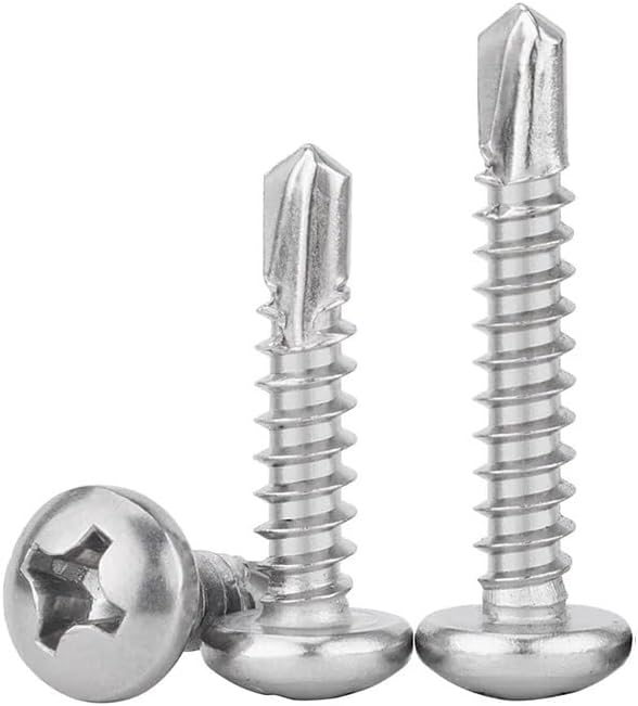 Versatile Boxed Screws Carbon Steel Screw Assortment Metal Project Fasteners Comes In An Easy-to-access Storage Container Ideal For DIY And Construction Furniture Assembly And Home Improvement(1 BOX)