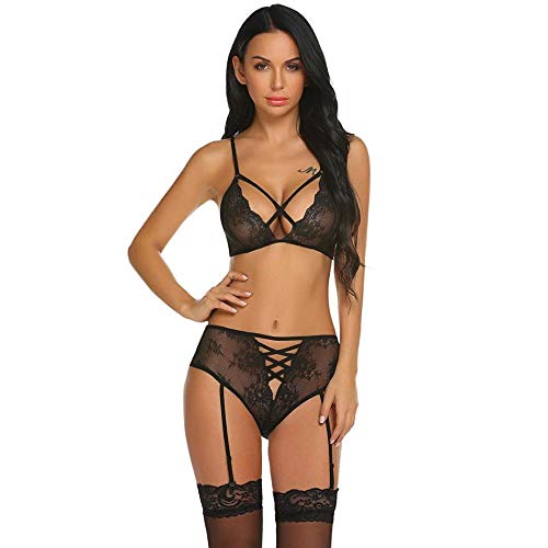 Lingerie sexy femme fini les complexes avec ce babydoll dentelle XXL