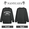 NANYUAYA-Rose-Shirts-for-Women-Rose-Printed-Novelty-Shirt-Summer-Funny-Short-Sleeve-Holiday-Tee-Tops NANYUAYA Rose Apothecary Shirt for Women Casual Crewneck Long Sleeve Tee Funny Letter Print Tops with Pockets