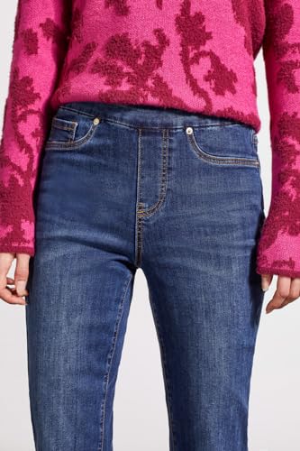 Tribal Women's Audrey Pull-on Straight Crop Pant3