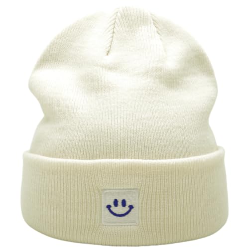 Image of 55cube Unisex Winter Beanie Hats Warm Thick Knit Cuffed Skullcaps