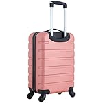 Travelers Club Harper Luggage, Rose Gold, 20-Inch Carry-On - Image 3