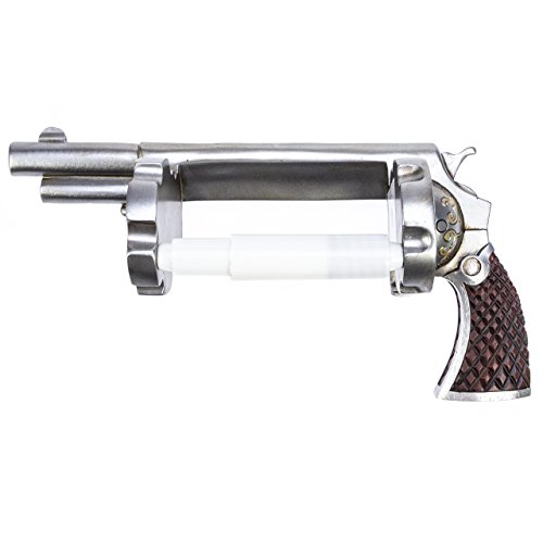 Preisvergleich Produktbild InnoMar Toilettenpapierhalter Revolver Magnum / Einzigartiges Design
