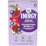 V8 Energy Pomegranate Blueberry Energy Drink Powder, .10 oz Packet (10 Count)