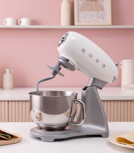 Smeg SMF04WHEU Sbattitore Sbattitore Con Base 800 W Bianco - 7