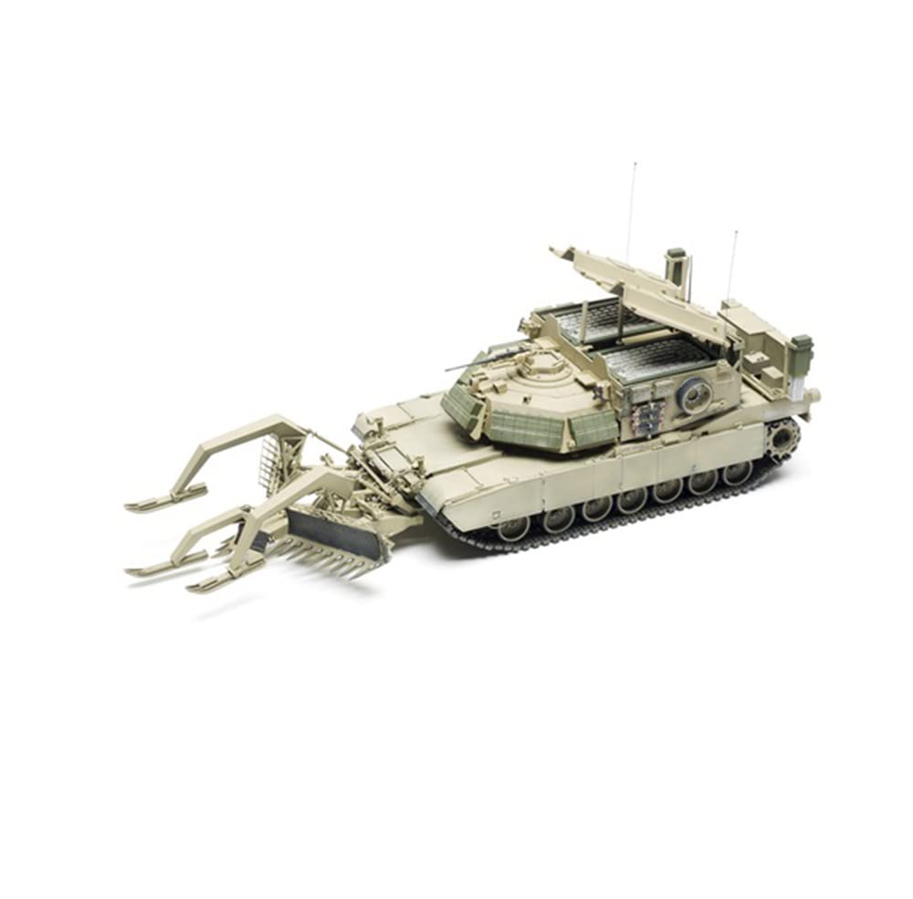 Military Model Kits,Military Vehicle 3D Puzzles Plastic Model Kits, 1/35 Scale US M1 Assault Breacher Vehicle Building Model, Adult Toys And Gift, 11 X 4.1Inch