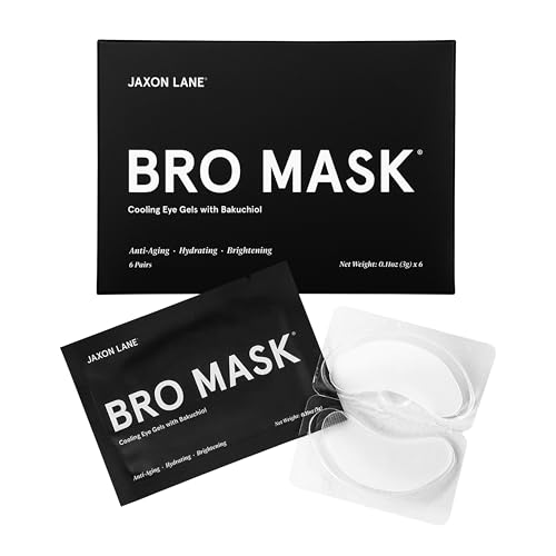 JAXON LANE BRO MASK Under Eye Patches for Men with Hydrogel (6 x ...