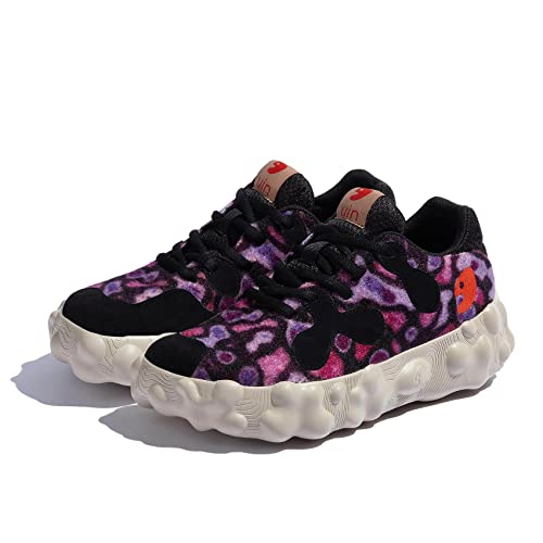 UIN Women's Walking Travel Shoes Slip On Casual Lightweight Wide Toe Chunky Fashion Sneaker Figueras - Image 4