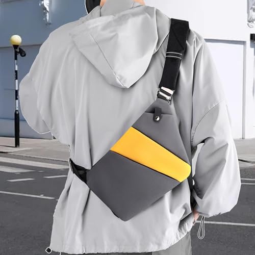 Bandolera ligera de hombre para actividades al aire libre con protección impermeable. 2