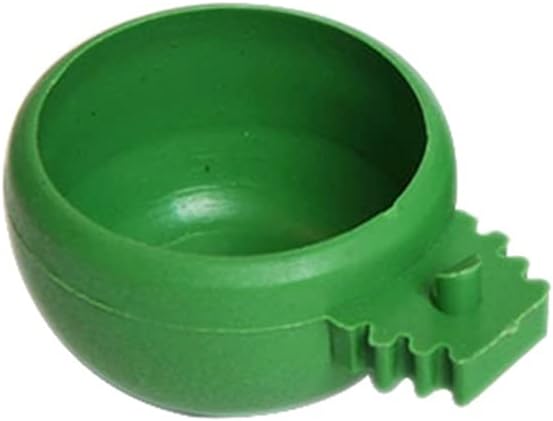 Bird Water Bottle Parrot Bird Hamster Feed Bowl Cage Hanging Drinking Food Feeder Round Water Cup Bowl Feeding Bowl Tools Bird Feeders (Size : L) (Small)