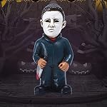 Adornos creativos para el c¨¦sped, para Halloween, decoraci¨®n de interiores, estatuas de cara blanca, figuras de resina, figuras coleccionables, regalo para ni?os, amigos, decoraci¨®n de interiores,