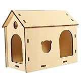 Décoration de maison pour hamster : avec une surface lisse, vous n'avez pas à vous soucier des dommages aux pattes ou à la peau de votre animal, cachette pour chinchilla